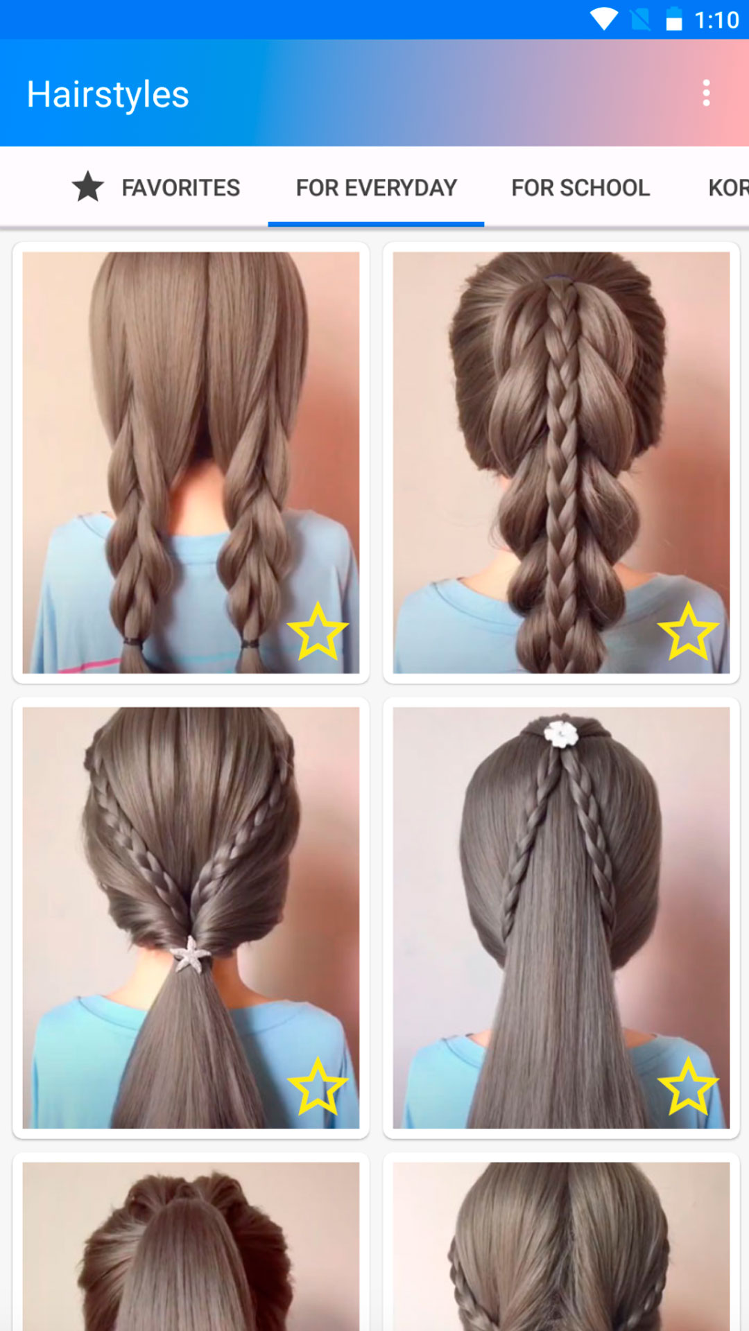 Easy hairstyles step by step APK screenshot