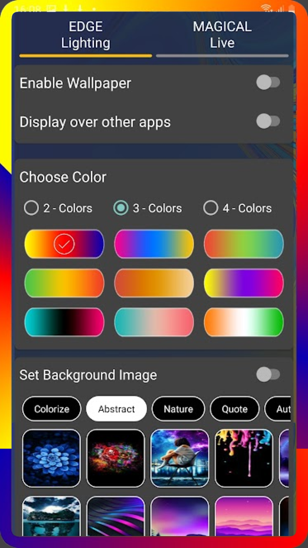 EDGE Lighting APK screenshot