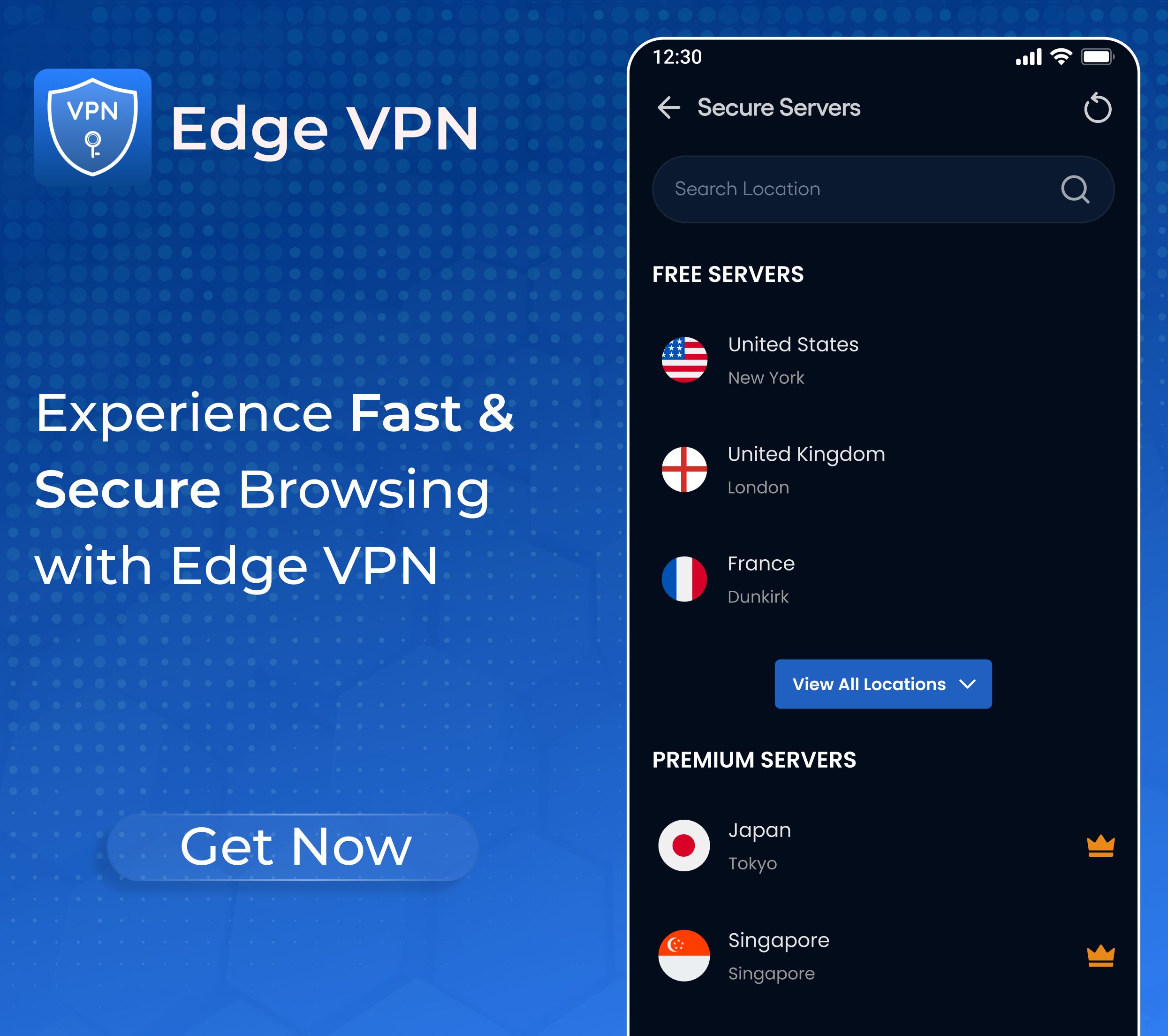Edge VPN screenshot