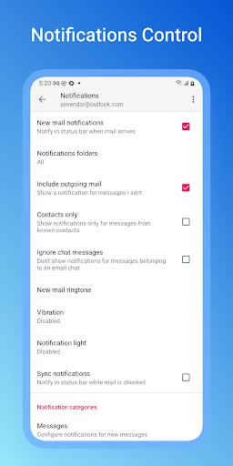 Email App for Hotmail APK screenshot