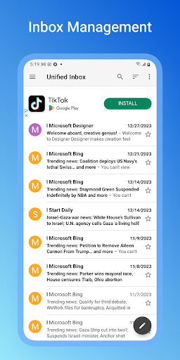 Email App for Hotmail APK screenshot