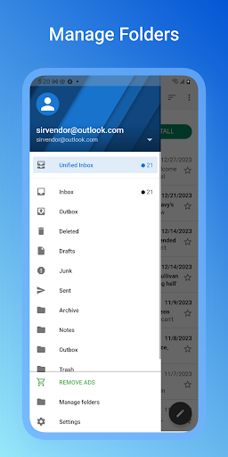 Email App for Hotmail APK screenshot