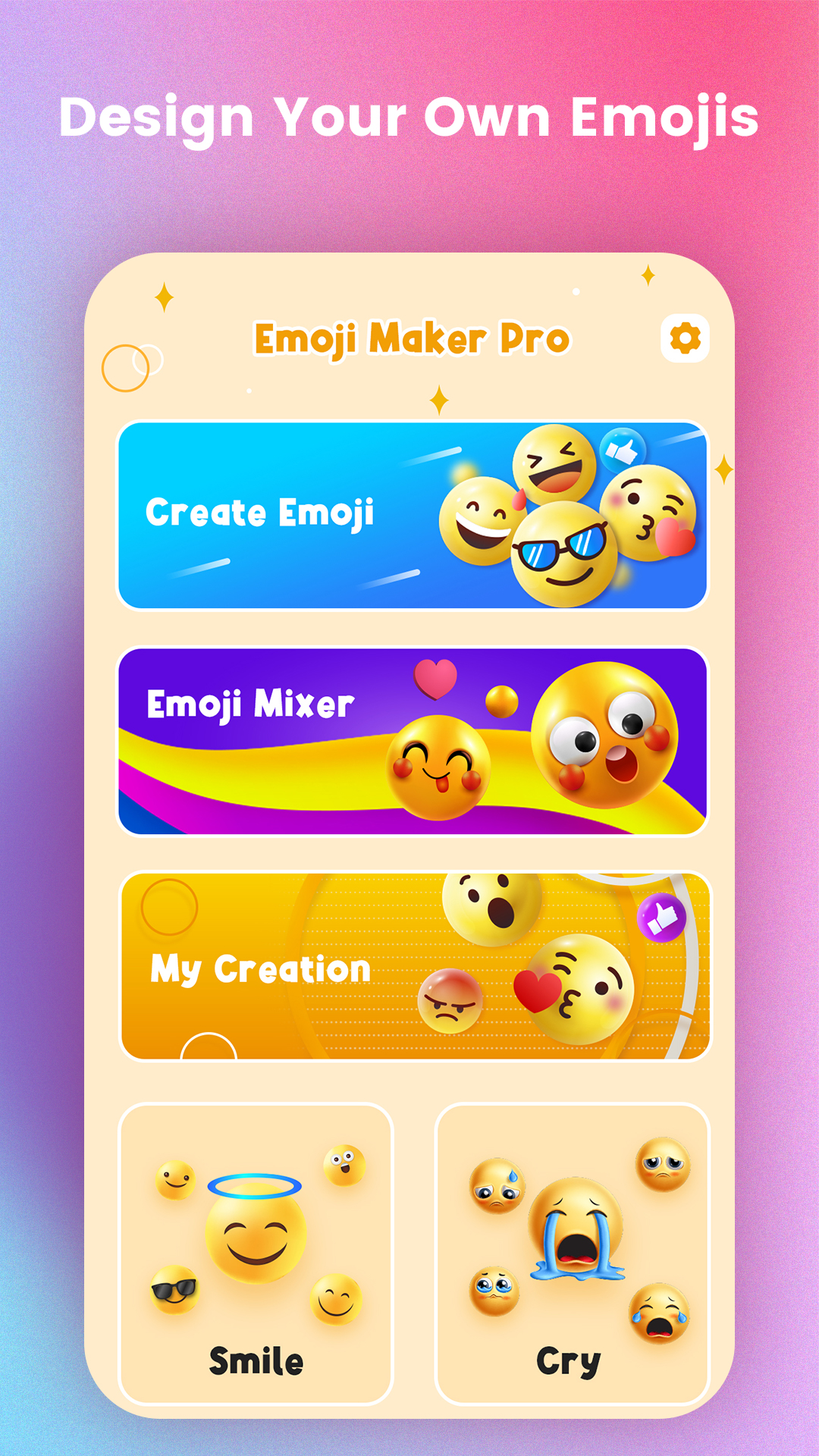 Emoji Maker Pro-DIY&Mashup APK screenshot