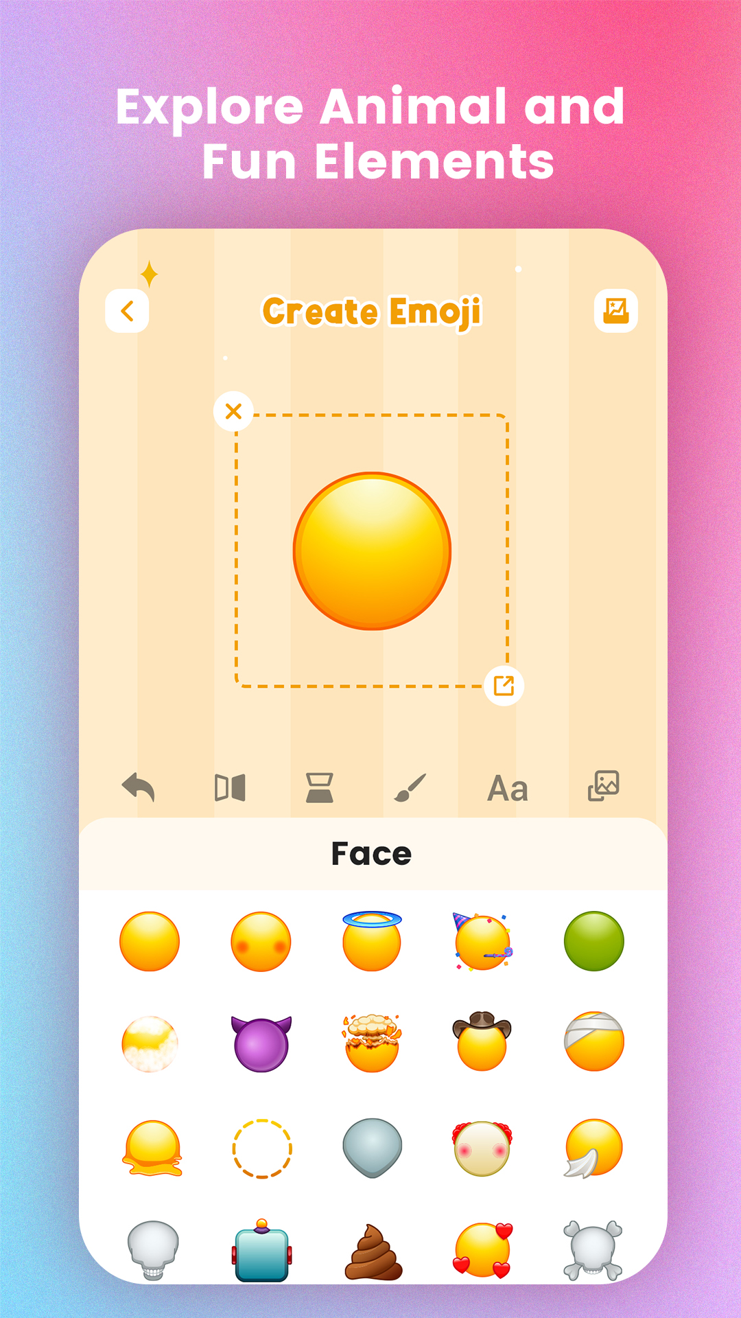 Emoji Maker Pro-DIY&Mashup APK screenshot