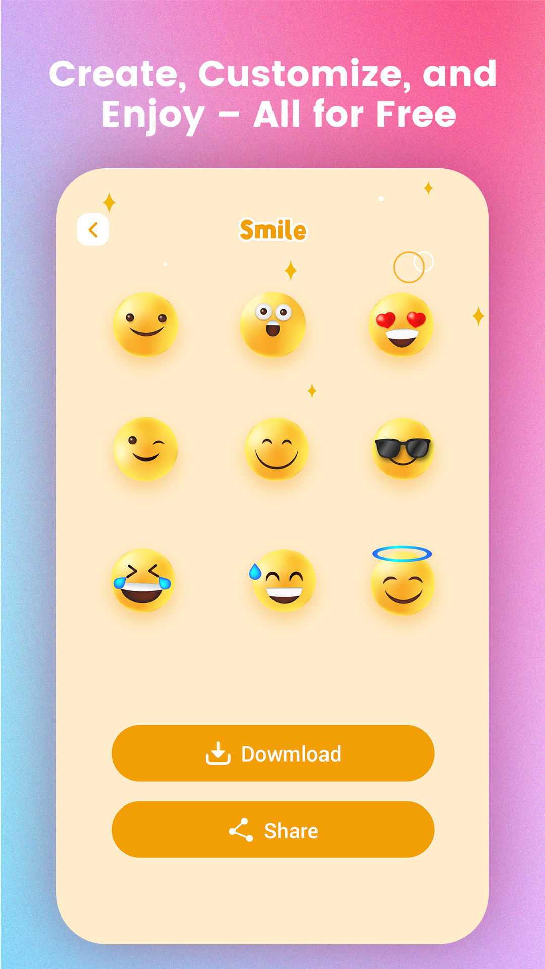 Emoji Maker Pro-DIY&Mashup APK screenshot