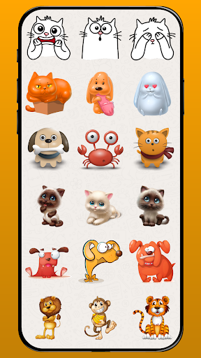 Emoji Stickers & Animals WA APK screenshot