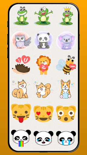 Emoji Stickers & Animals WA APK screenshot