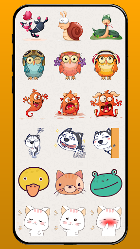 Emoji Stickers & Animals WA APK screenshot