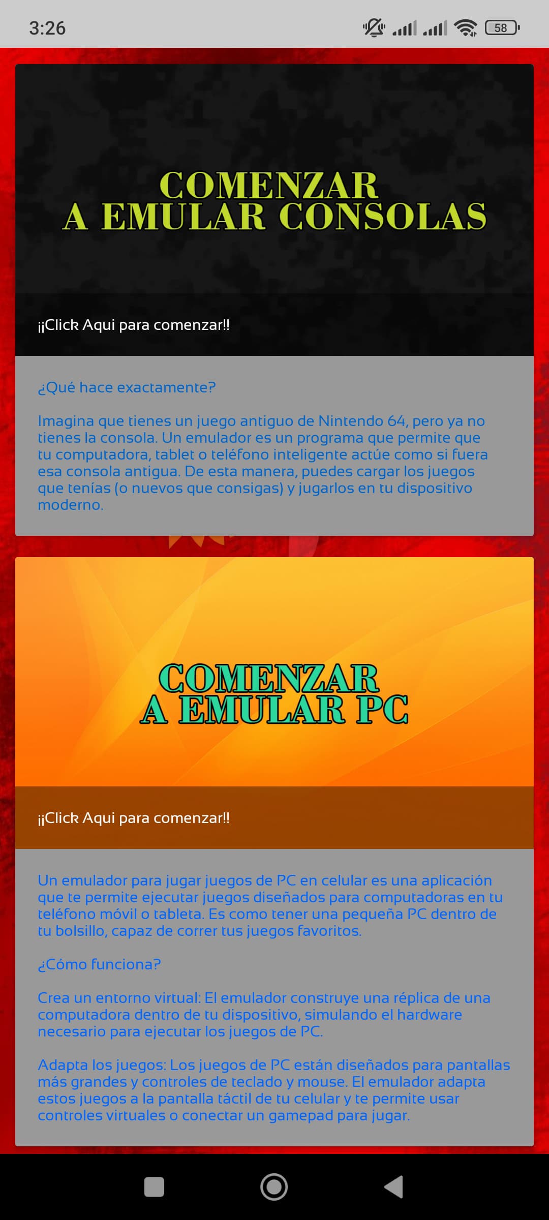 Emujuegos screenshot