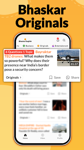 English News by Dainik Bhaskar APK screenshot