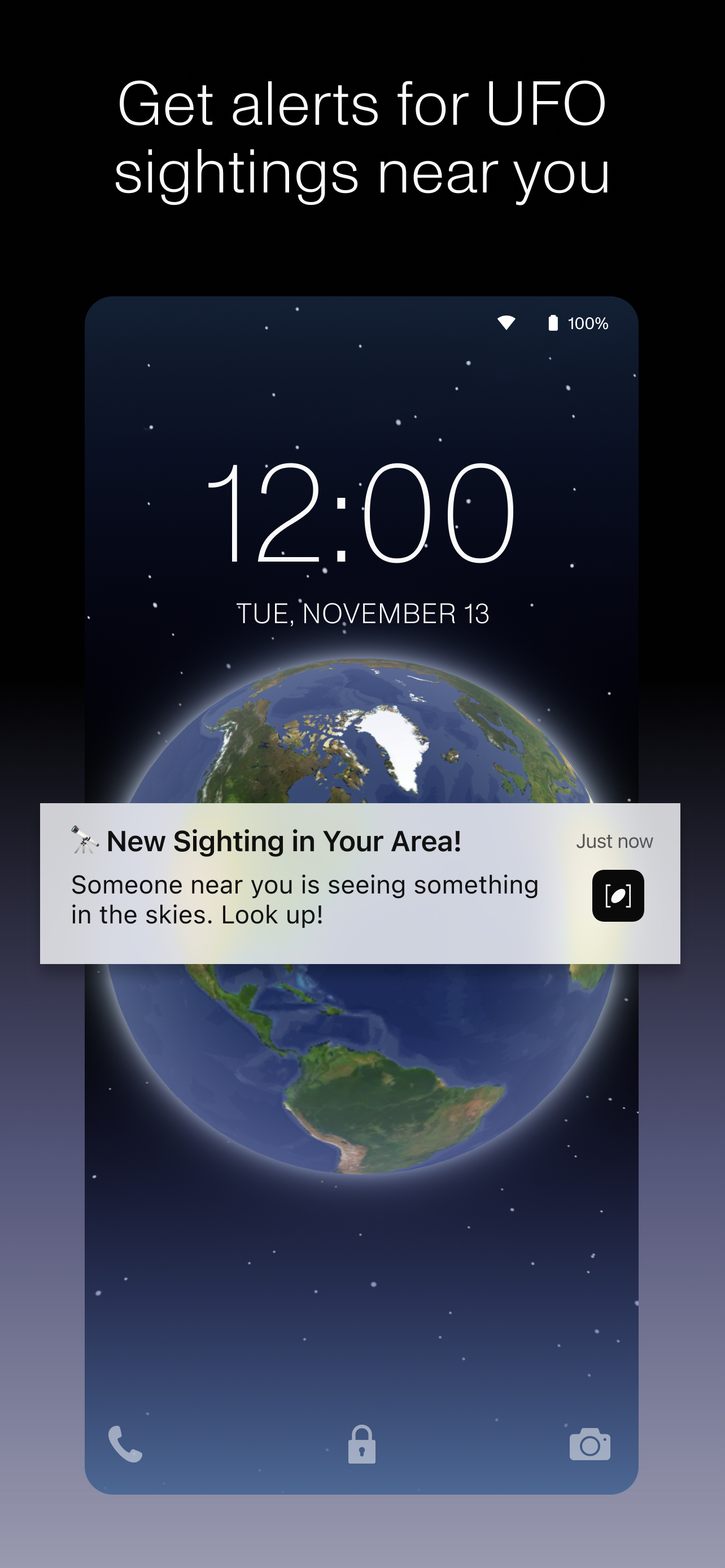 Enigma: UFO Sightings & Alerts APK screenshot