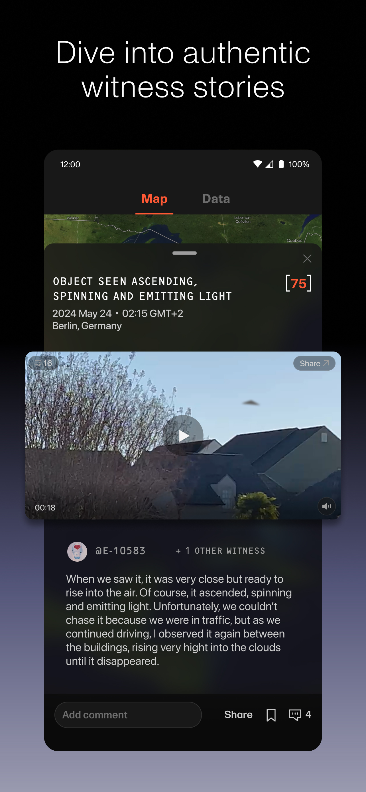 Enigma: UFO Sightings & Alerts APK screenshot