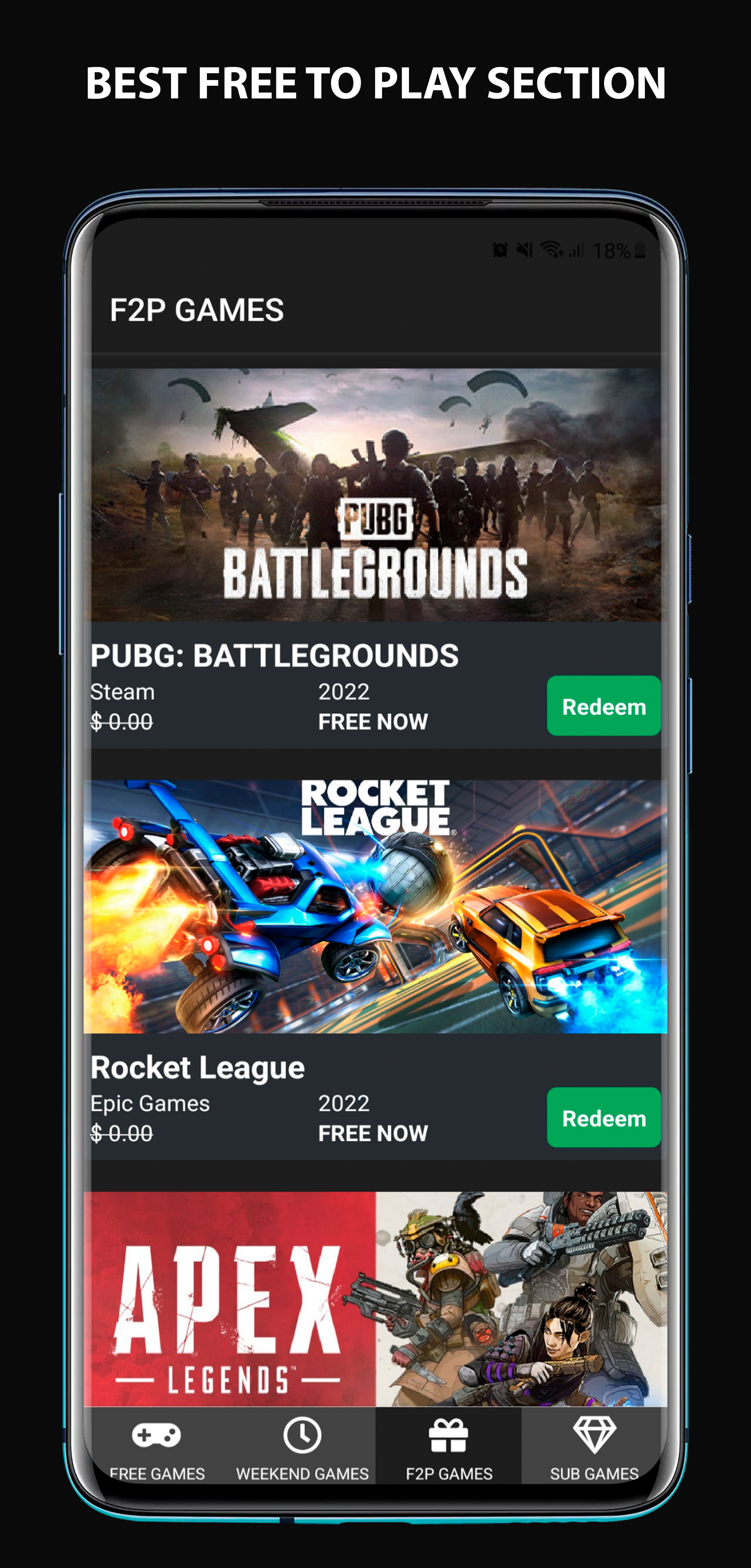 Epic Freebie Games Radar APK screenshot