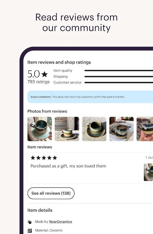 Etsy APK screenshot