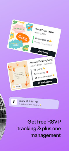 Evite APK screenshot