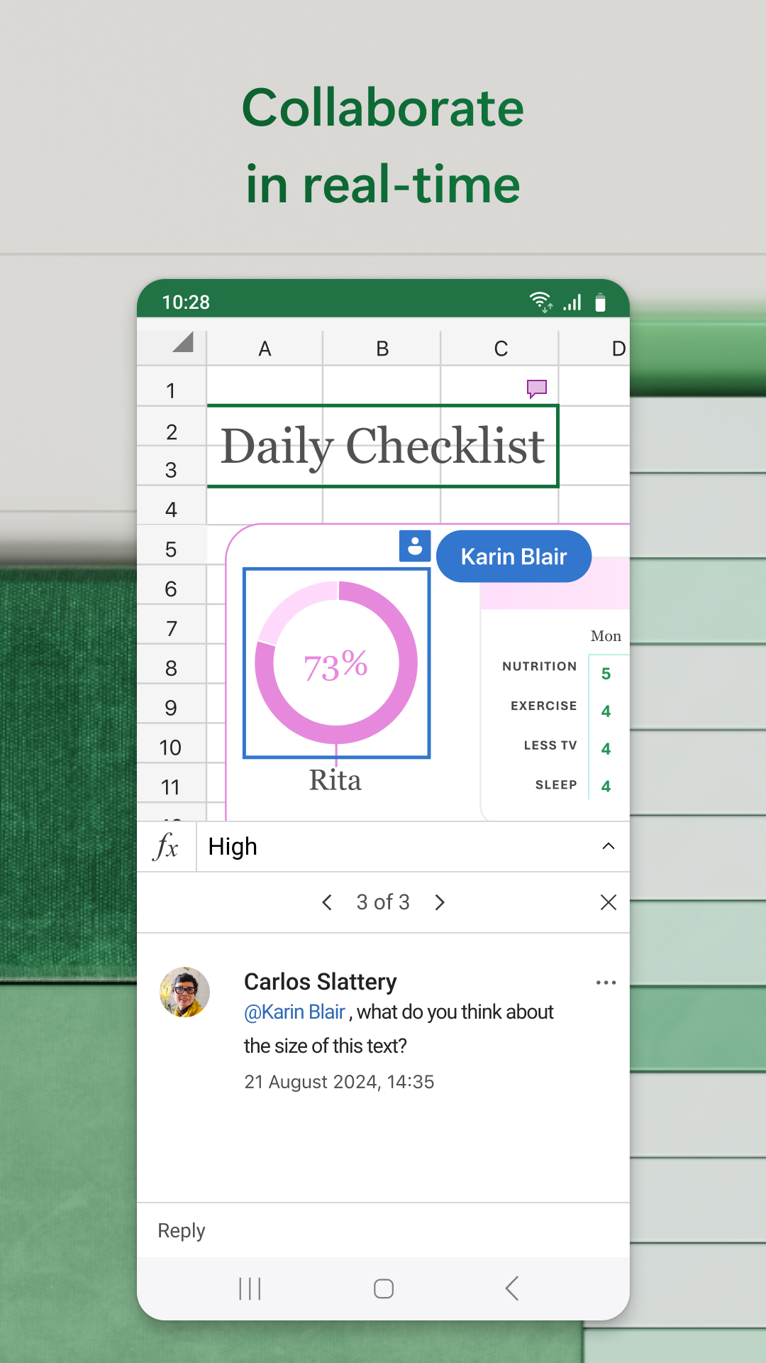 Microsoft Excel APK screenshot