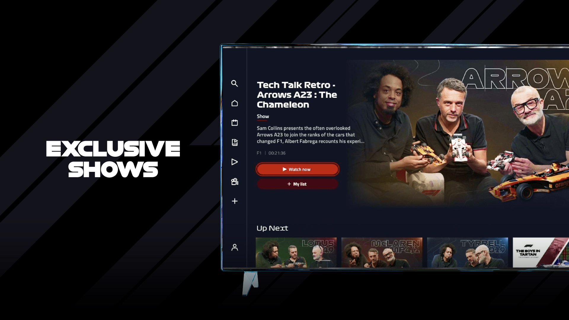 F1 TV - Android TV APK screenshot