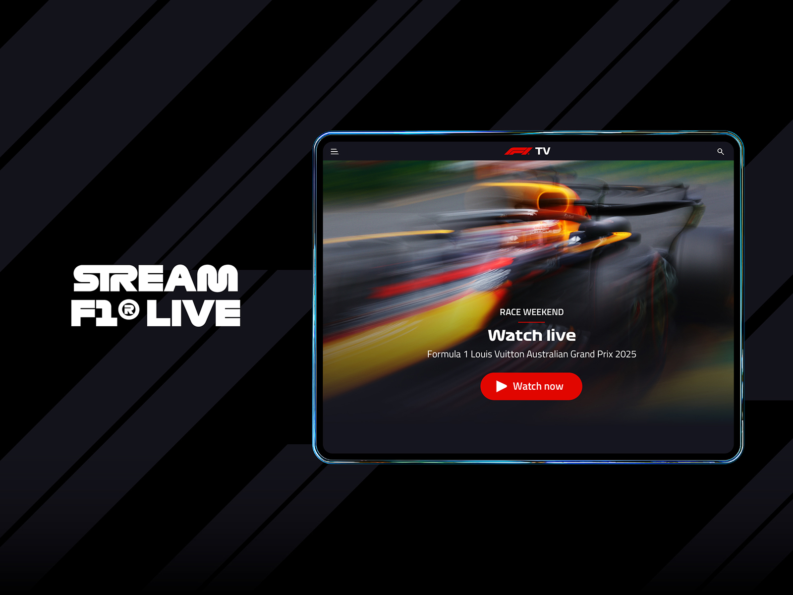 F1 TV - Android TV APK screenshot