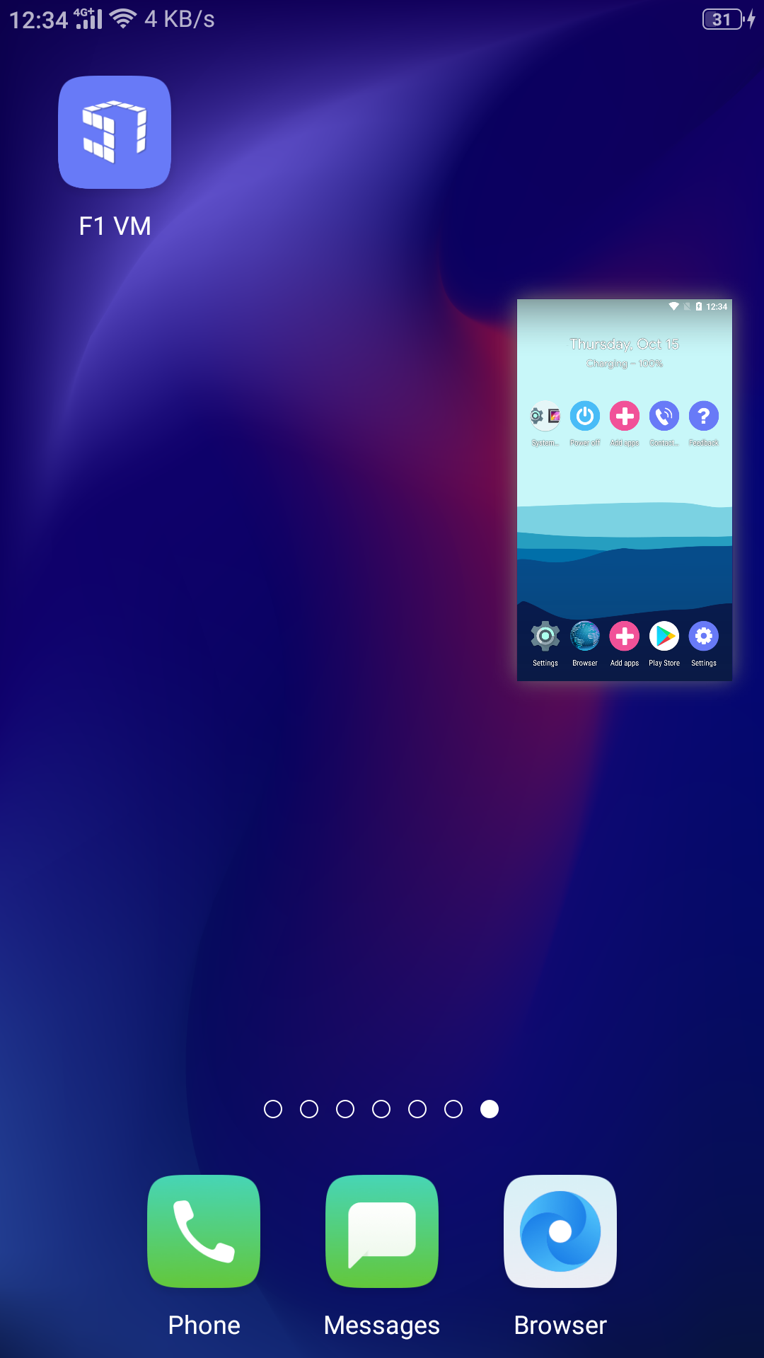 F1 VM APK screenshot