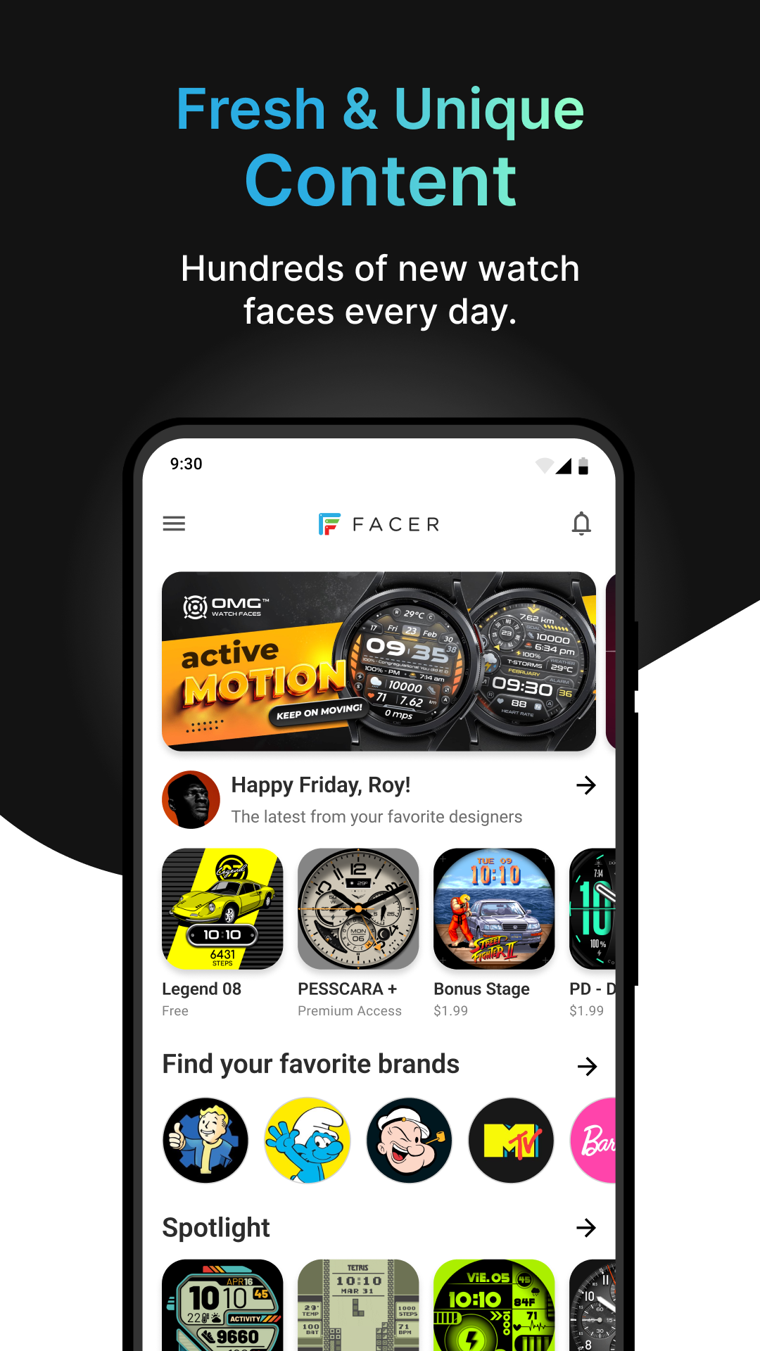 Facer APK screenshot