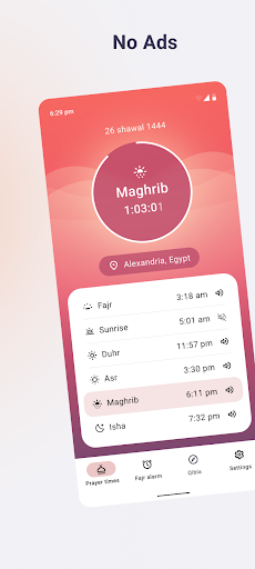 Fajr: Fajr Alarm, Prayer Times APK screenshot
