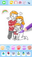 Family Love Coloring Book APK screenshot