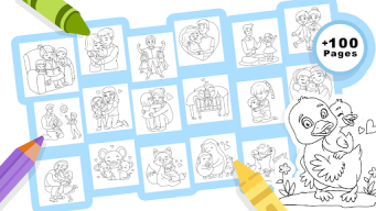 Family Love Coloring Book APK screenshot