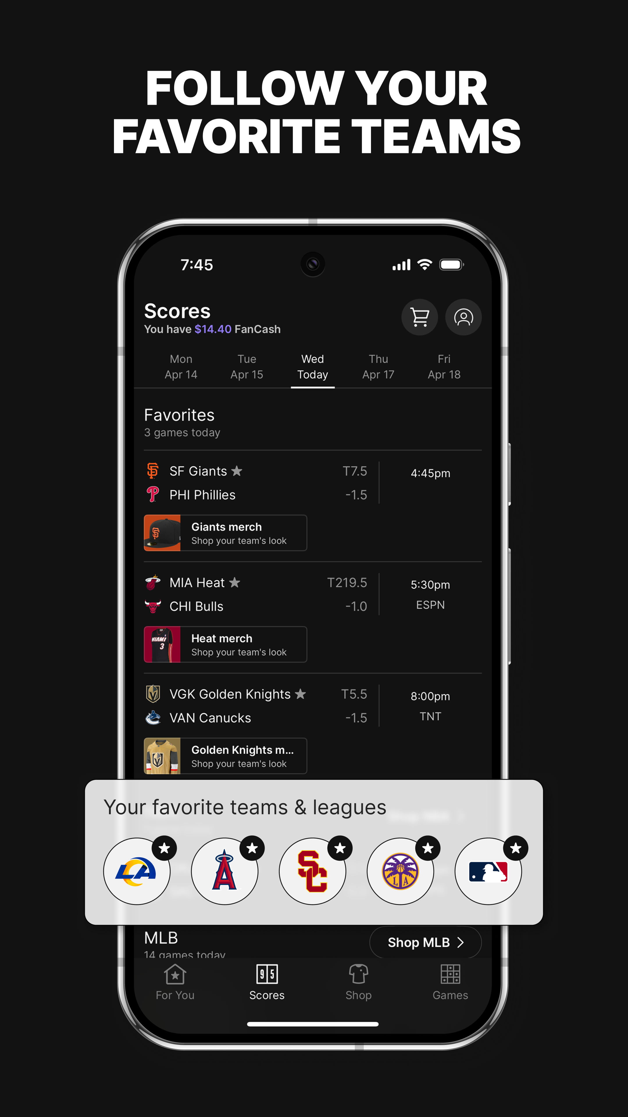 Fanatics: Shop NFL, NBA & MLB APK screenshot