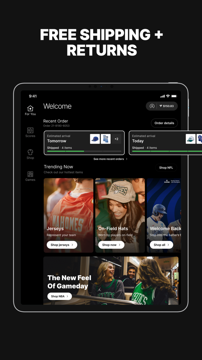 Fanatics: Shop NFL, NBA & MLB APK screenshot