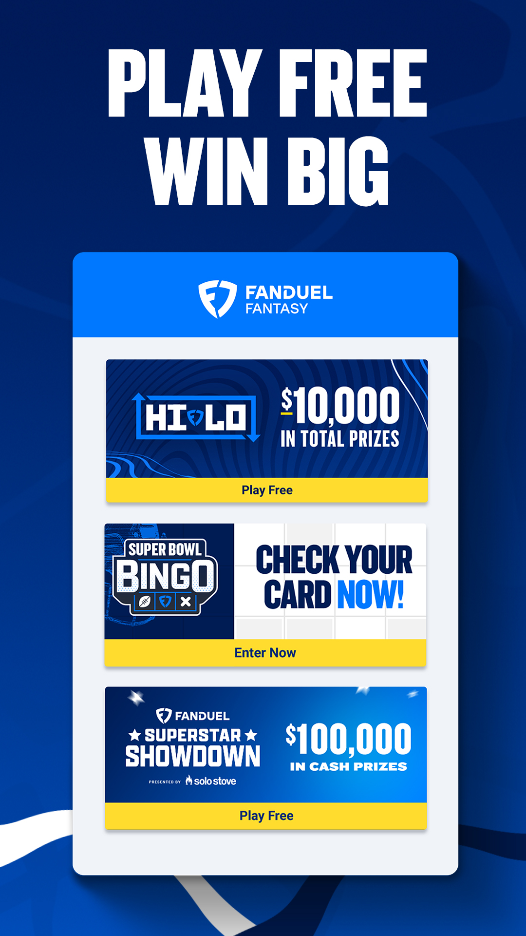 FanDuel Fantasy Sports APK screenshot
