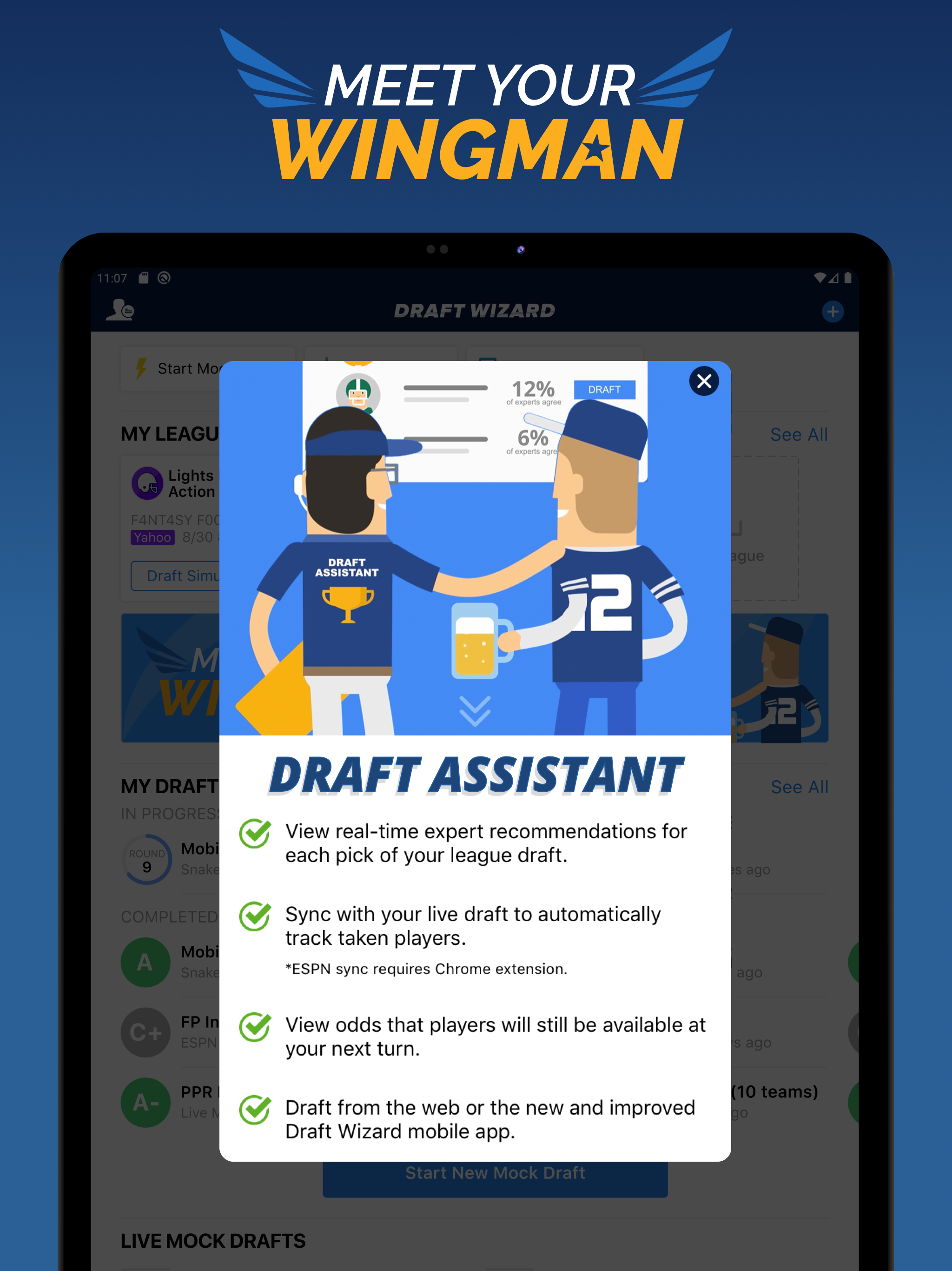 Fantasy Football Draft Wizard APK screenshot