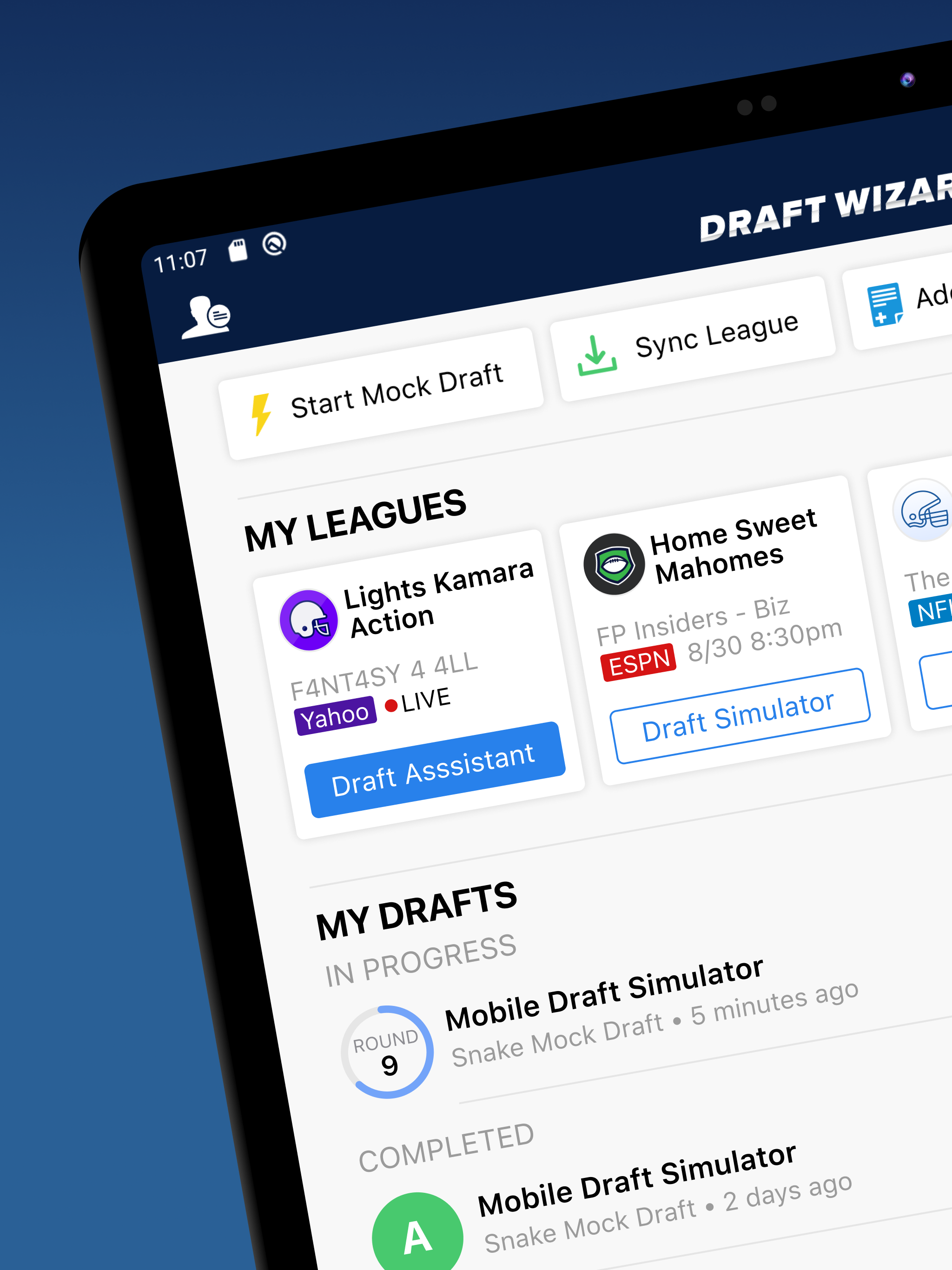 Fantasy Football Draft Wizard APK screenshot