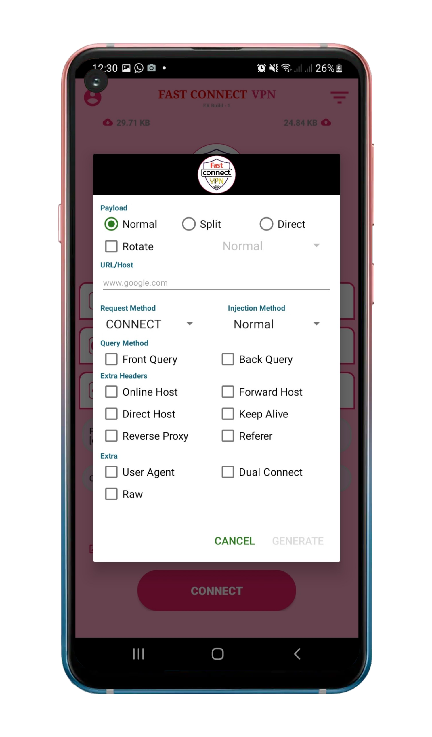 Fast Connect VPN screenshot