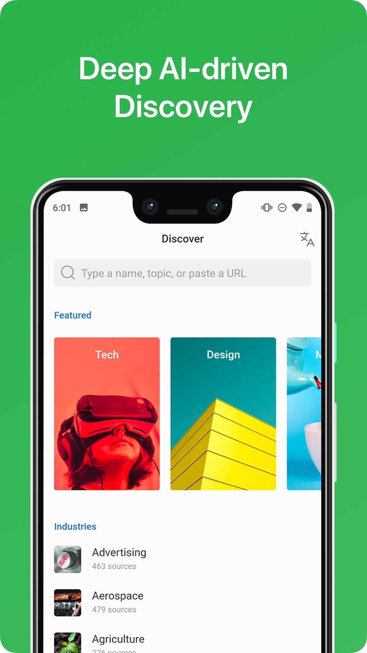 Feedly screenshot
