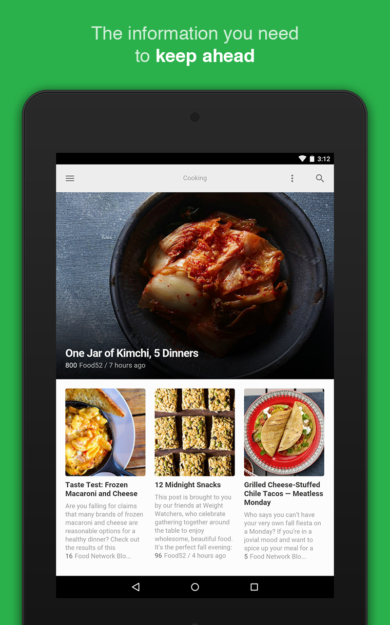Feedly screenshot