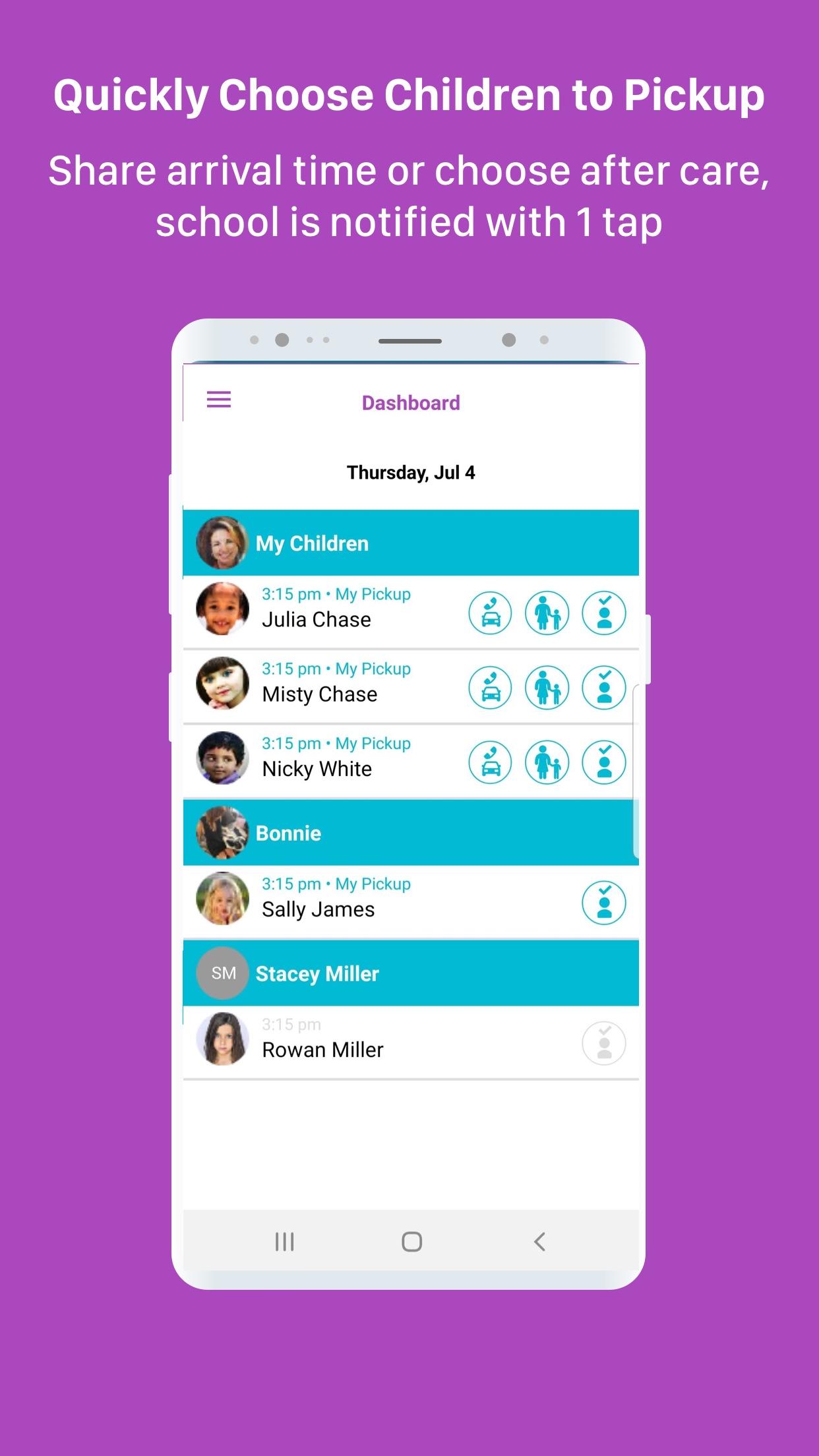 FetchKids - Organized Pickups APK screenshot