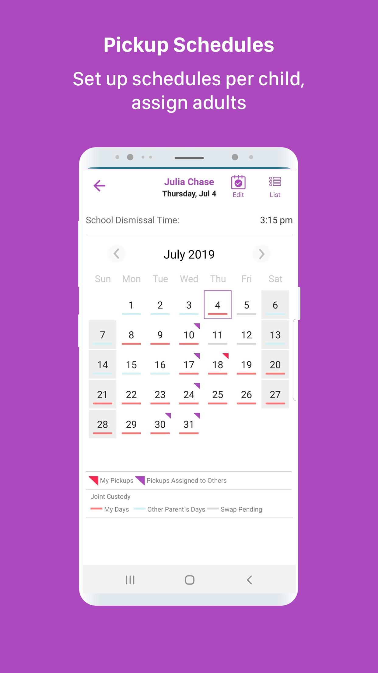 FetchKids - Organized Pickups APK screenshot