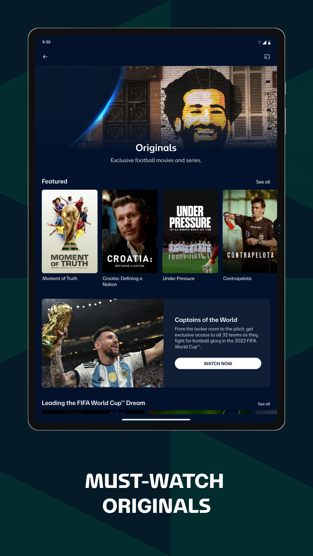 FIFA+ | Football streaming app screenshot