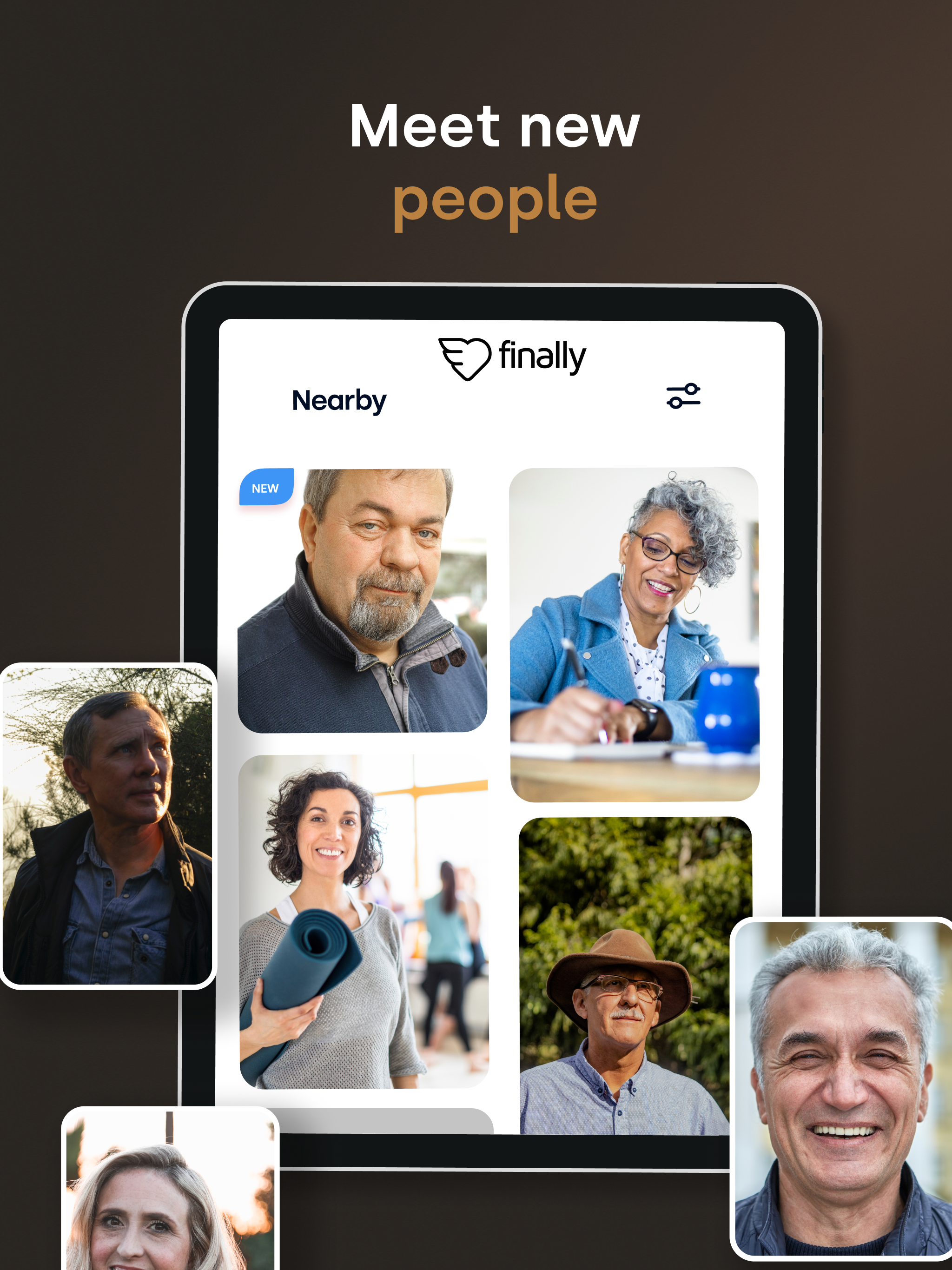 FINALLY: Mature singles dating APK screenshot
