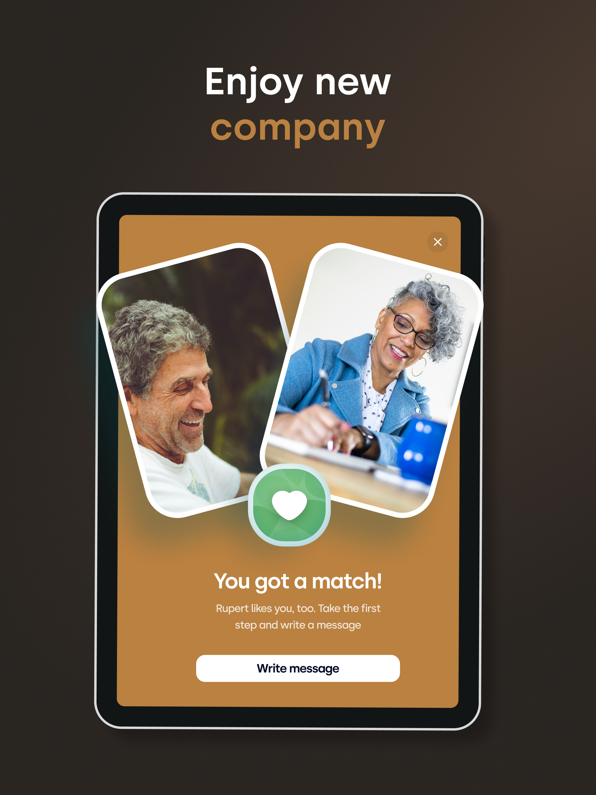 FINALLY: Mature singles dating APK screenshot