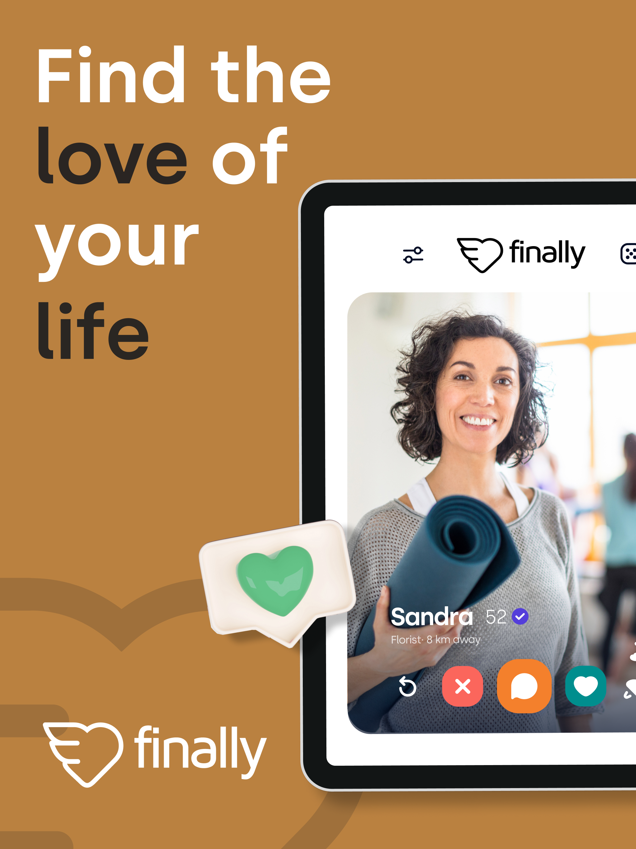 FINALLY: Mature singles dating APK screenshot