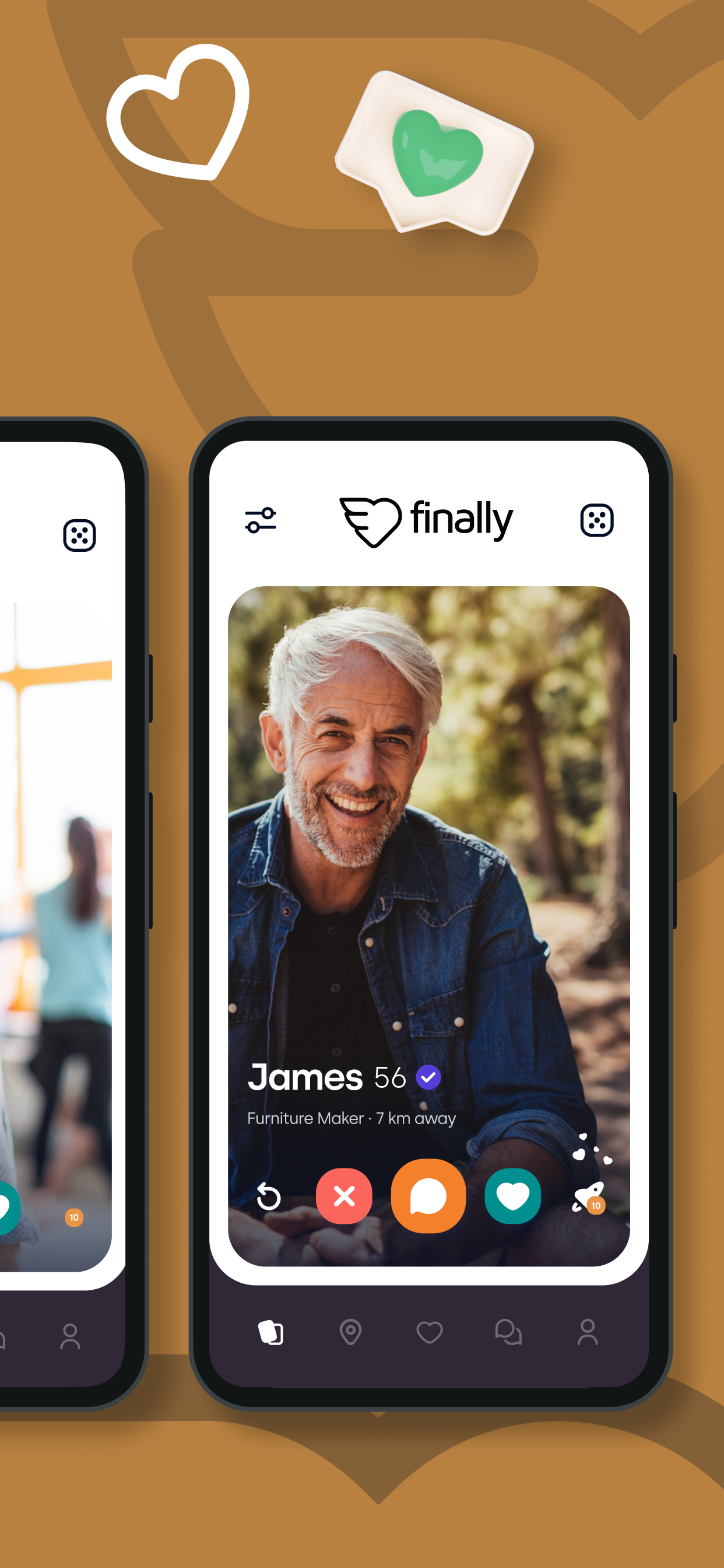 FINALLY: Mature singles dating APK screenshot