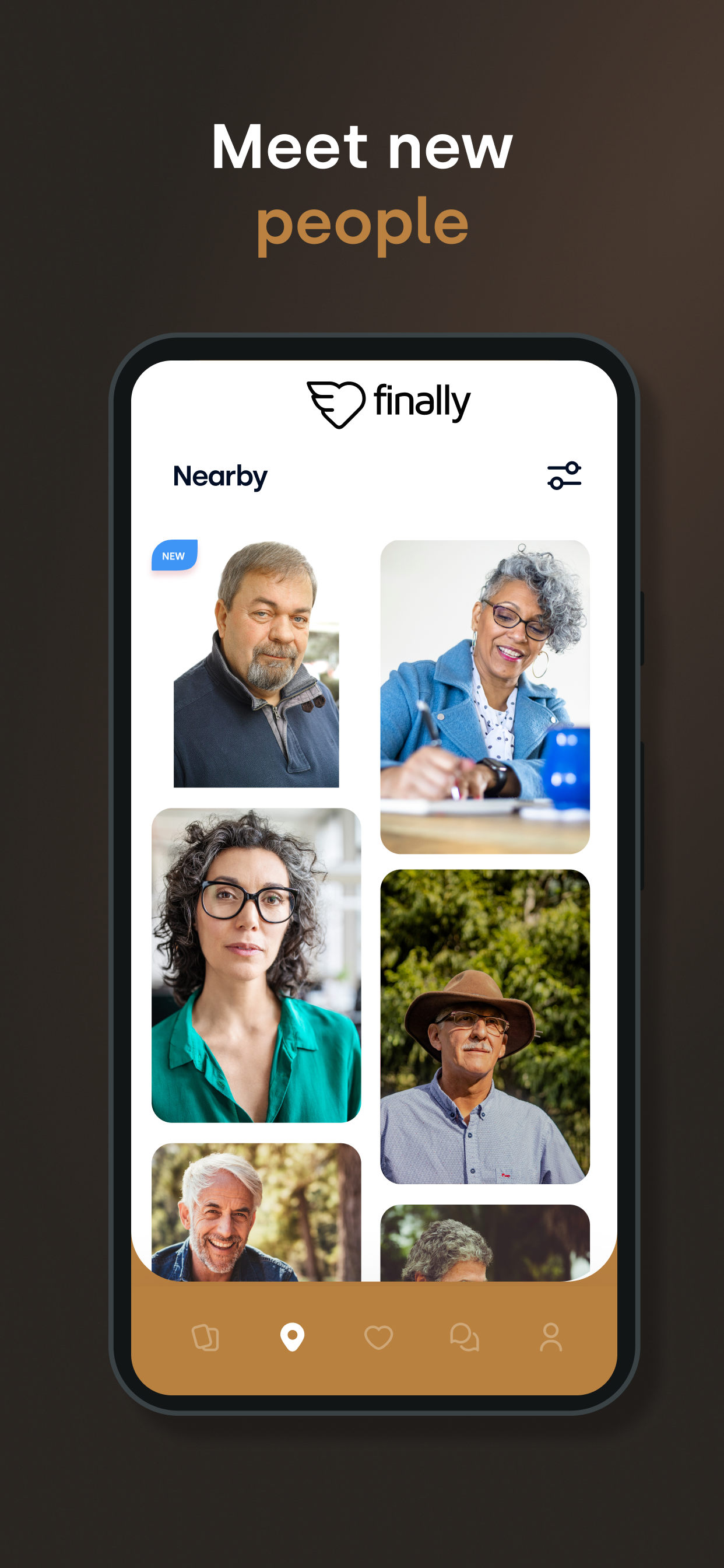 FINALLY: Mature singles dating APK screenshot
