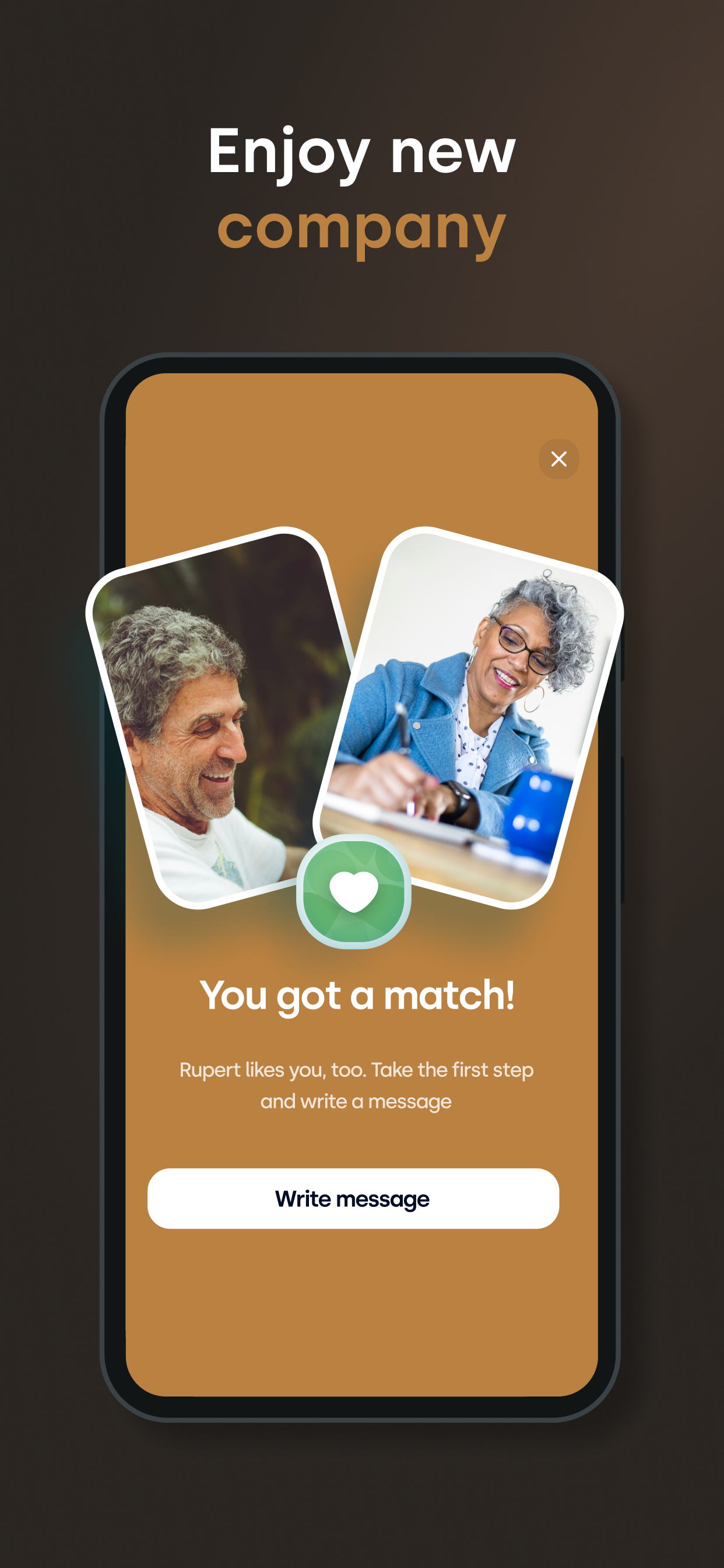FINALLY: Mature singles dating APK screenshot