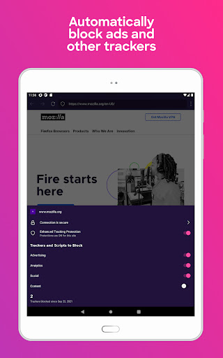 Firefox Focus: Приватный APK screenshot