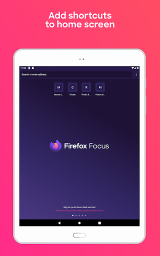 Firefox Focus: Приватный APK screenshot