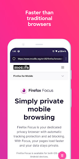 Firefox Focus: Приватный APK screenshot