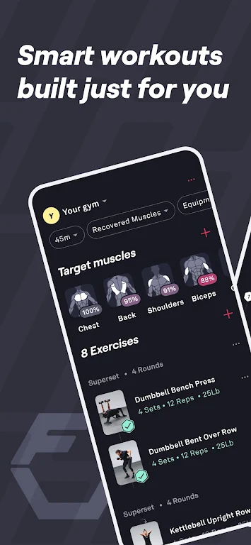 Fitbod: Workout & Gym Planner APK screenshot