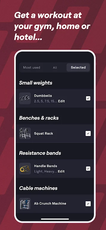 Fitbod: Workout & Gym Planner APK screenshot