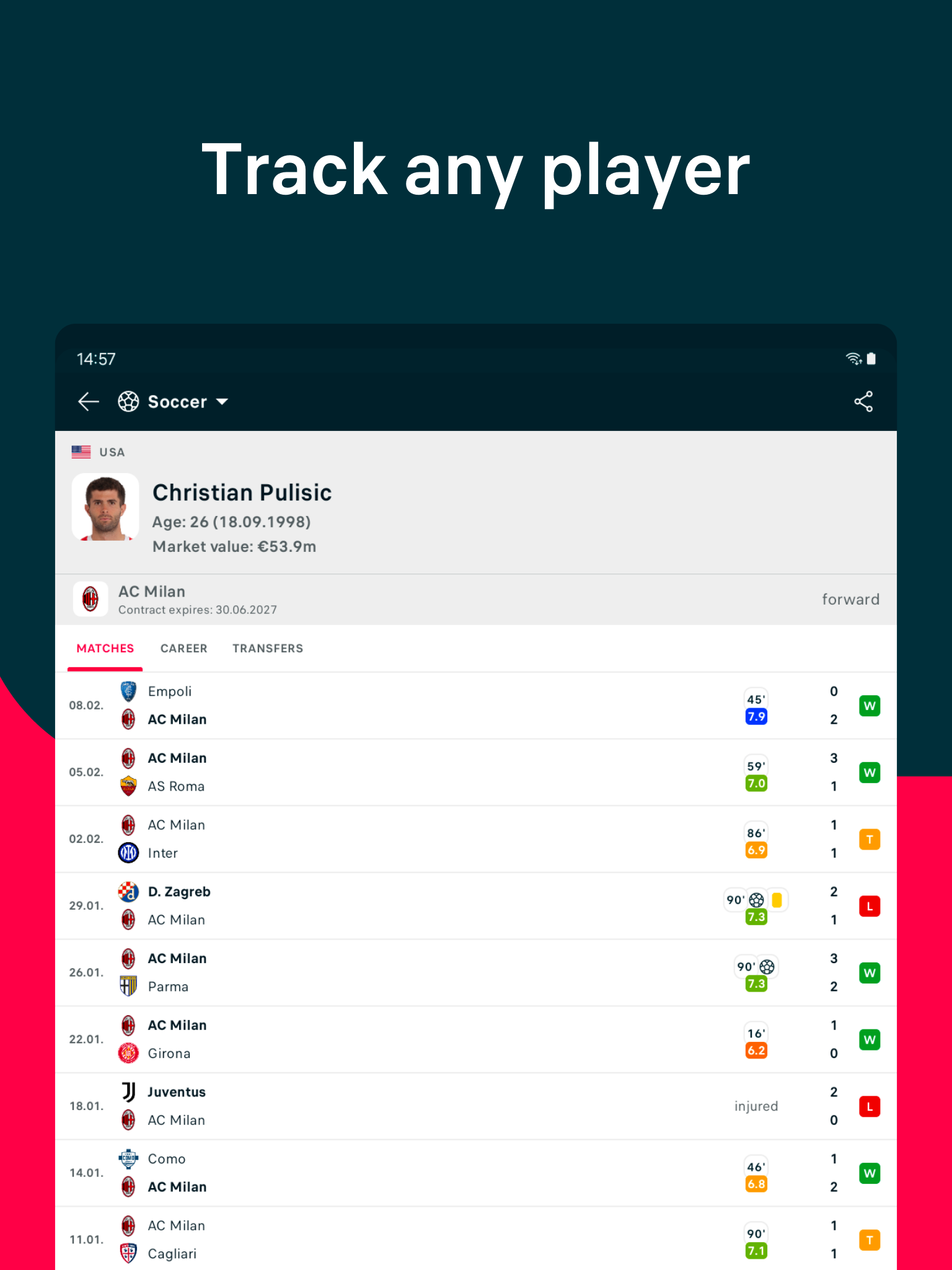 Flashscore: Scores & News APK screenshot